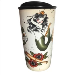 Starbucks 2015 Sailor Jerry Siren Tumbler 12oz Rare ⚓️